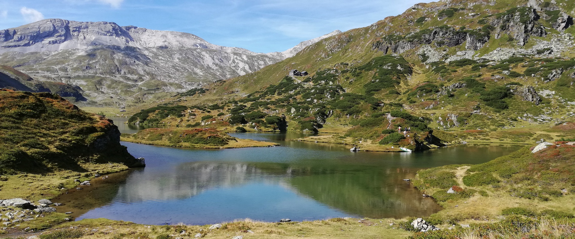 Unterer Giglachsee mit Ignaz-Mattis-Hütte.